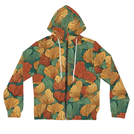 Ember Canopy on a Women's Full-Zip Hoodie