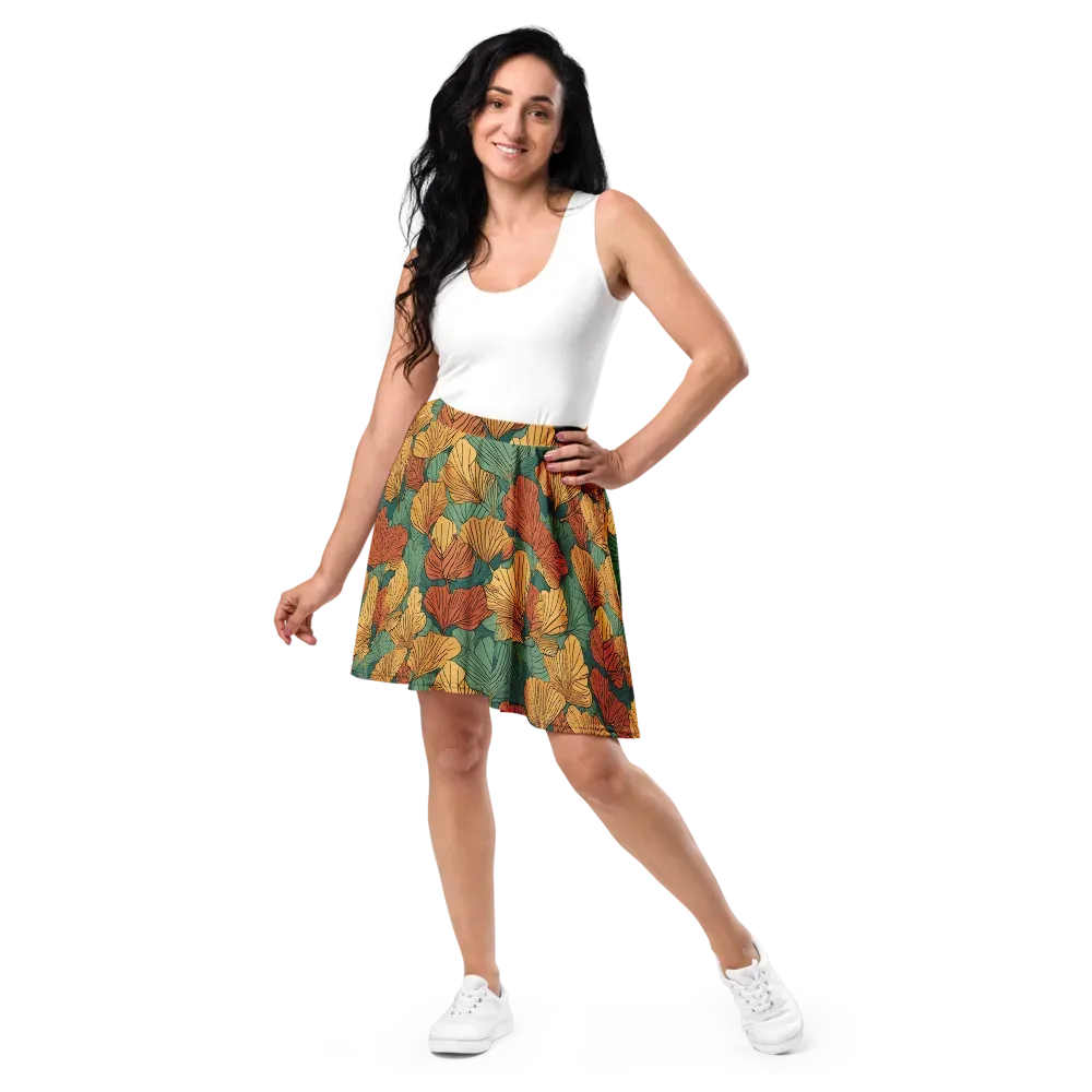 Ember Canopy on Skater Skirt — Front
