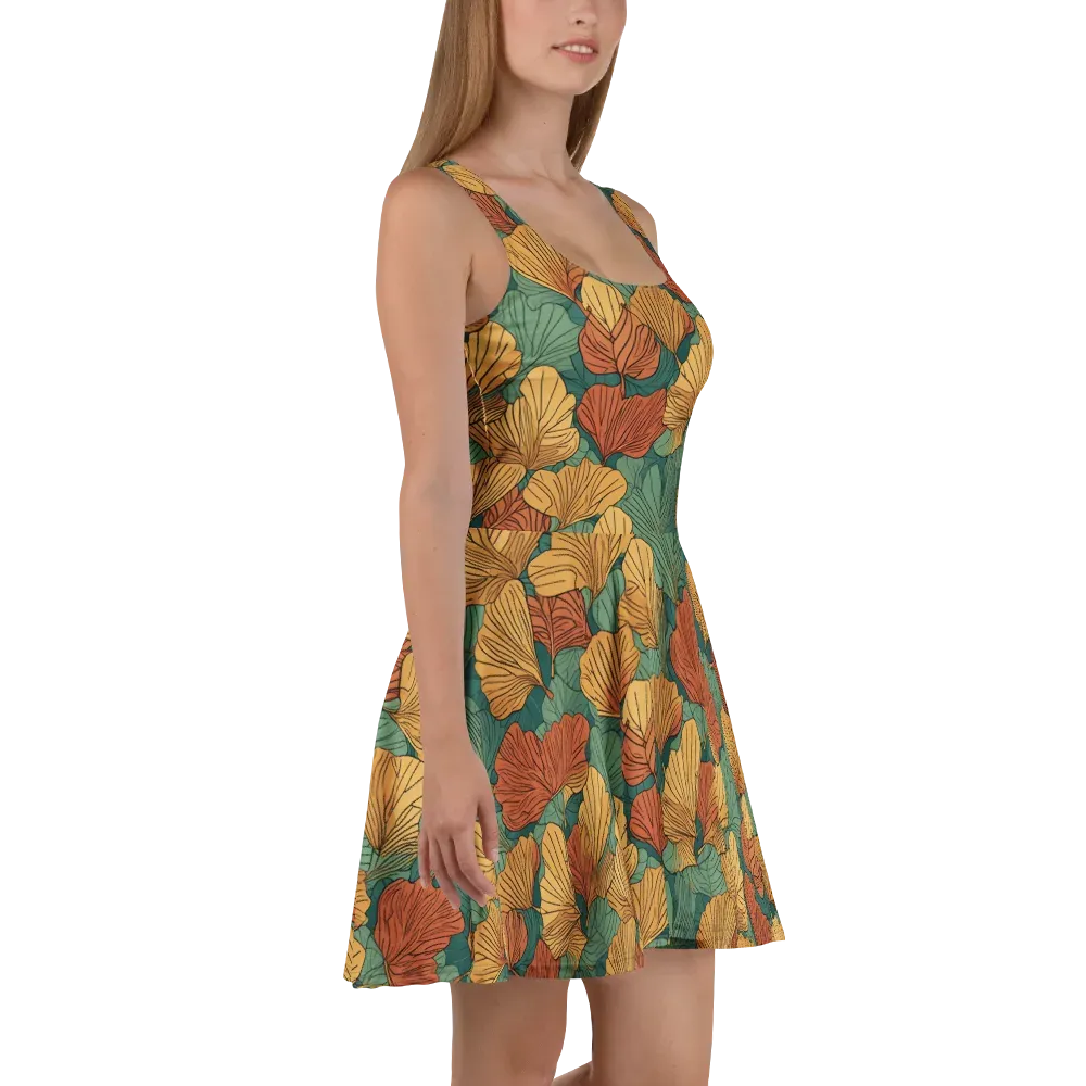 Ember Canopy on Skater Dress — Right