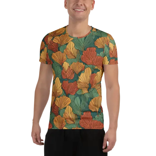 Ember Canopy on a Men's Athletic T-Shirt