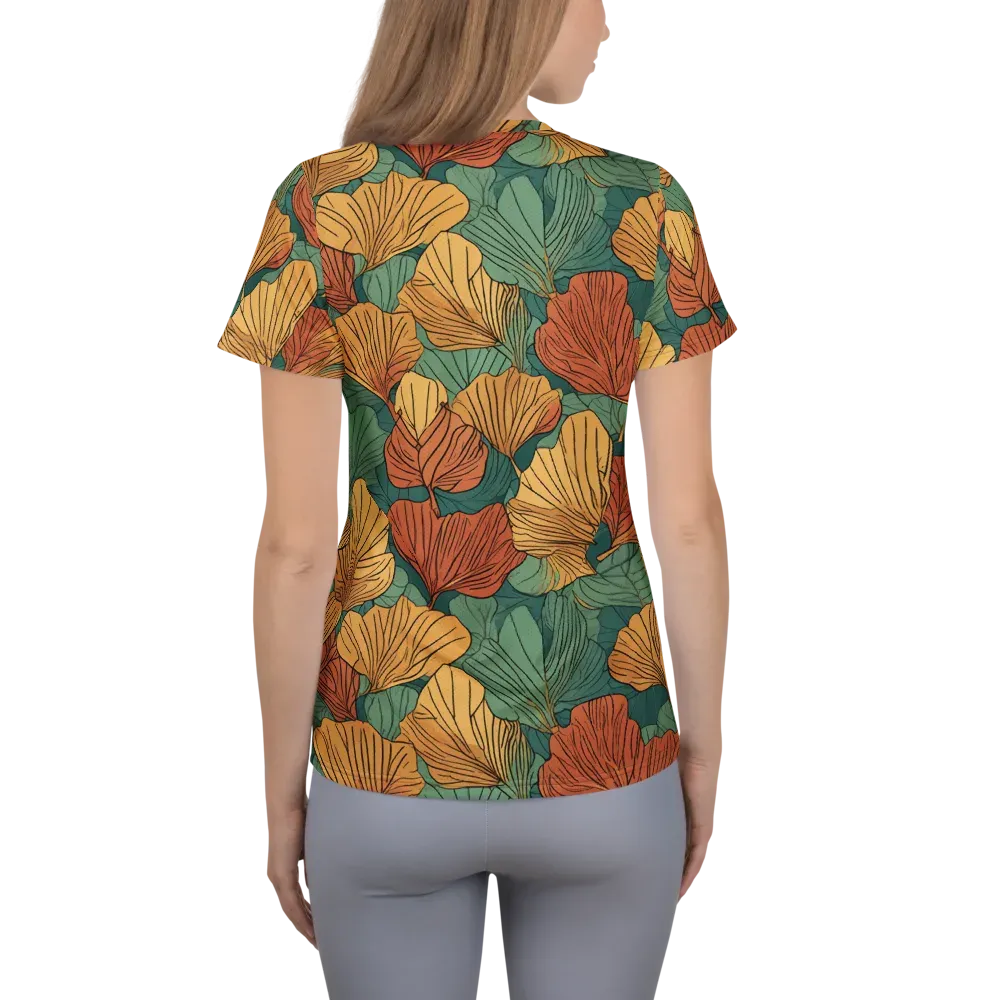 Ember Canopy on Women's Athletic T-Shirt — Back