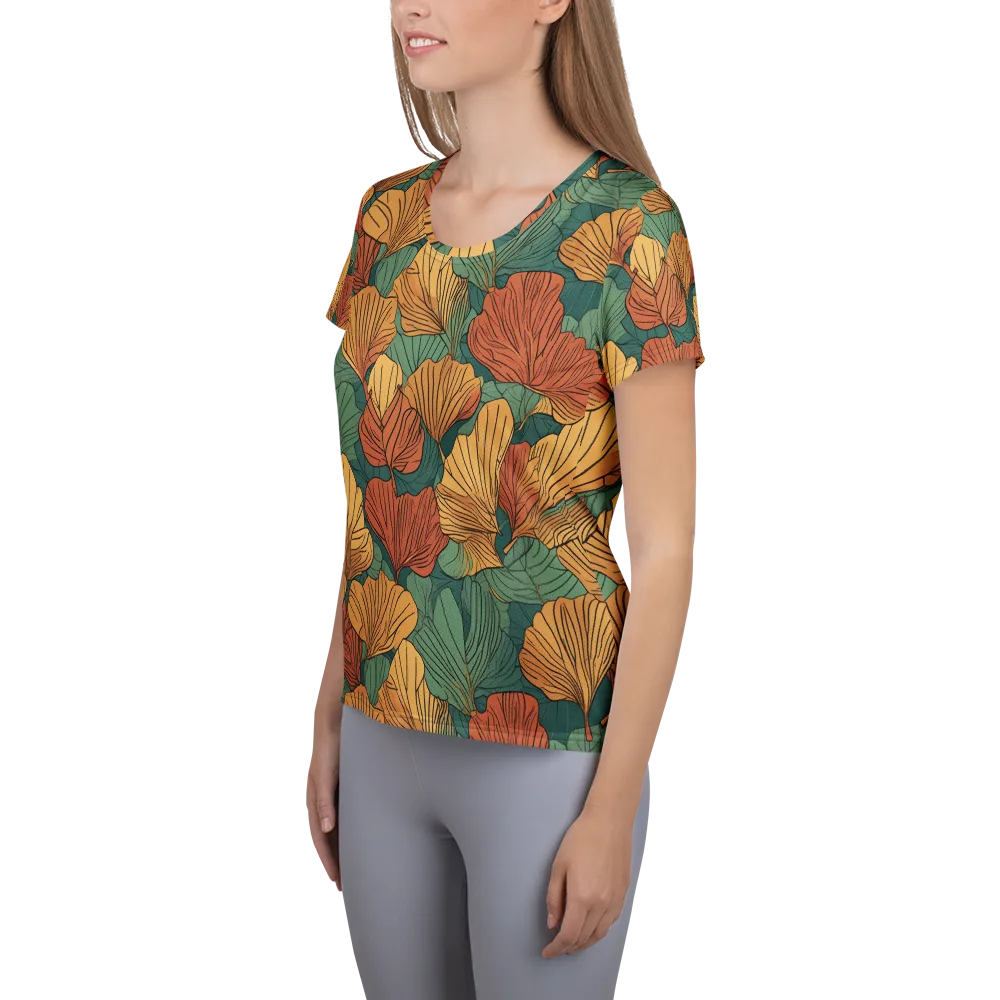 Ember Canopy on Women's Athletic T-Shirt — Left