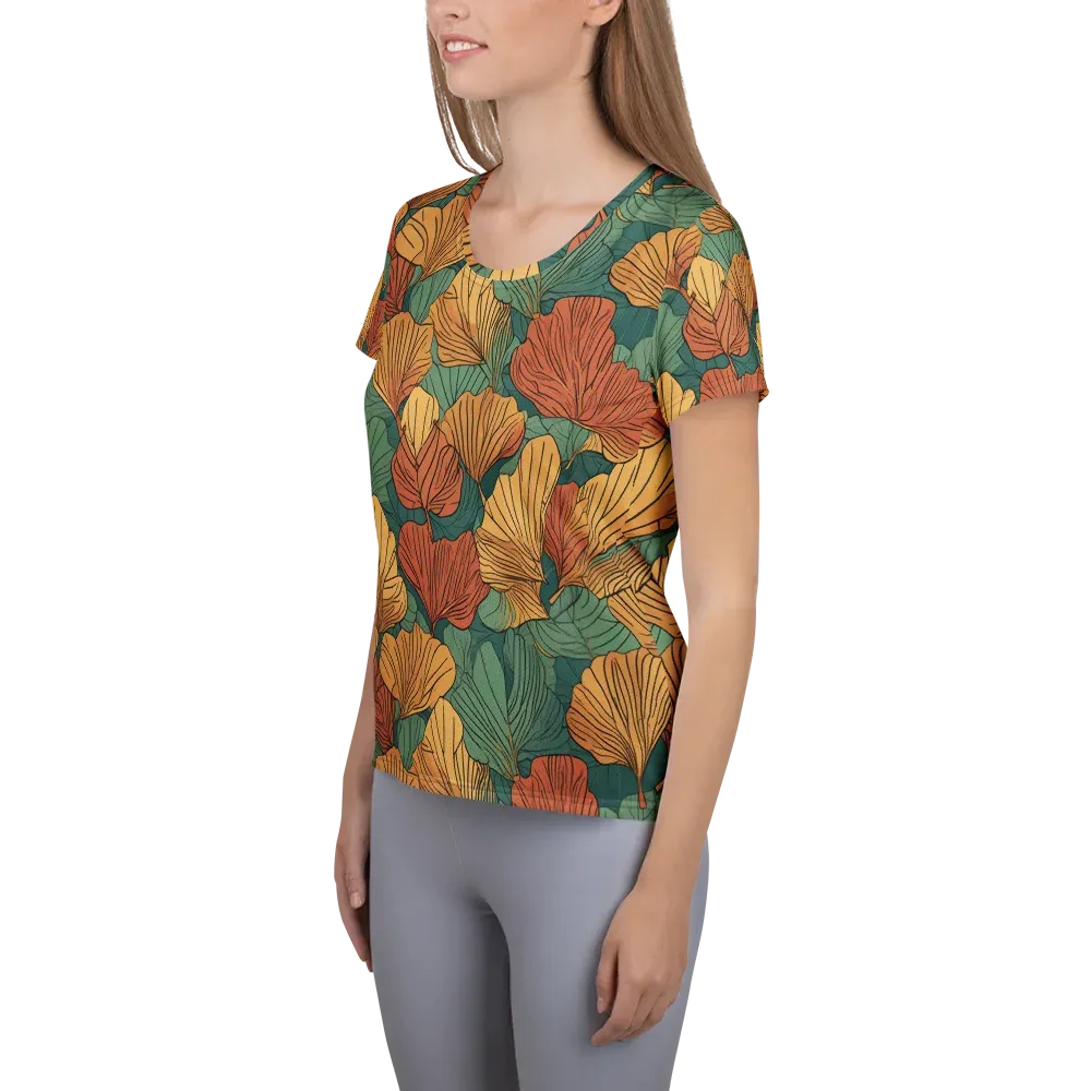 Ember Canopy on Women's Athletic T-Shirt — Left