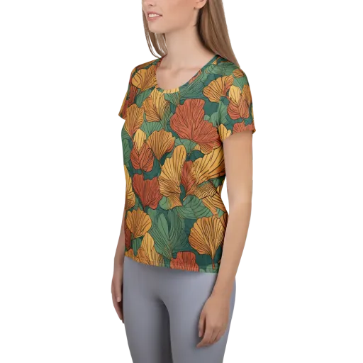 Ember Canopy on a Women's Athletic T-Shirt