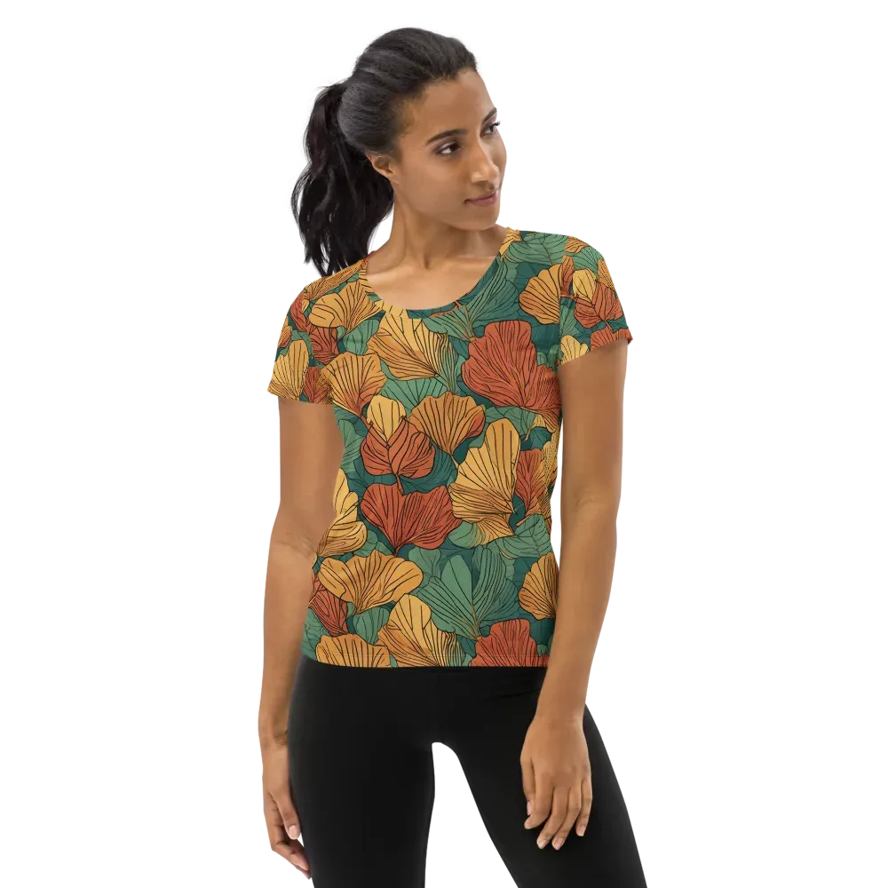 Ember Canopy on Women's Athletic T-Shirt — Front