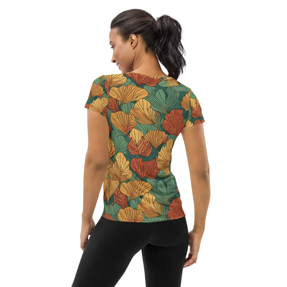 Ember Canopy on Women's Athletic T-Shirt — Back