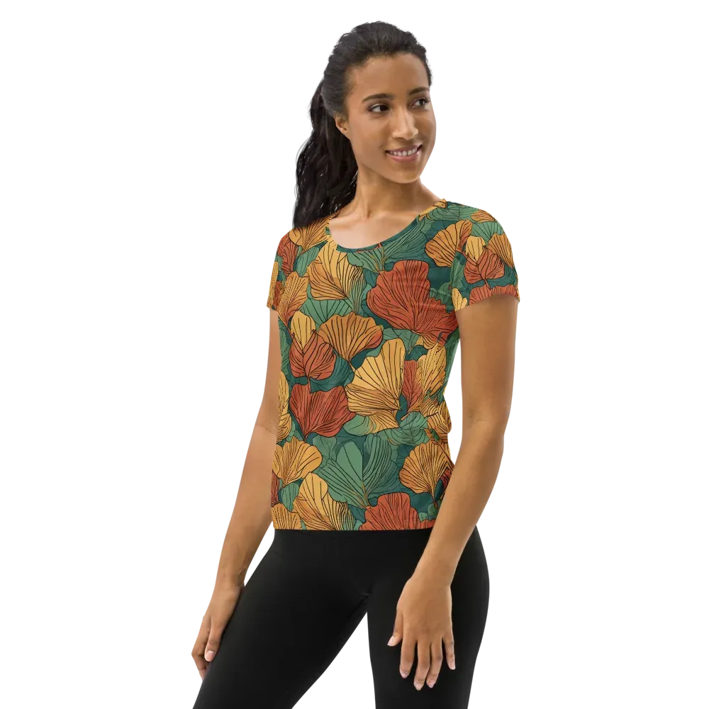 Ember Canopy on Women's Athletic T-Shirt — Left