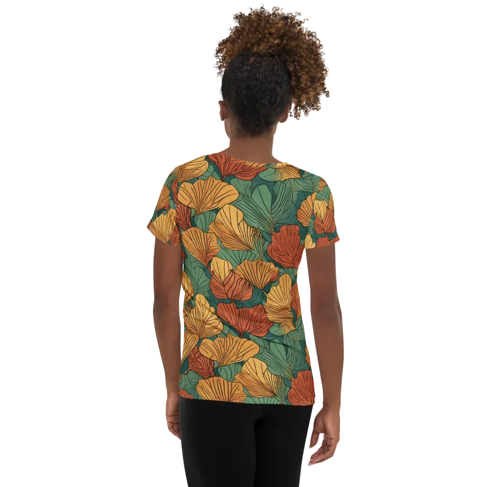 Ember Canopy on Women's Athletic T-Shirt — Back
