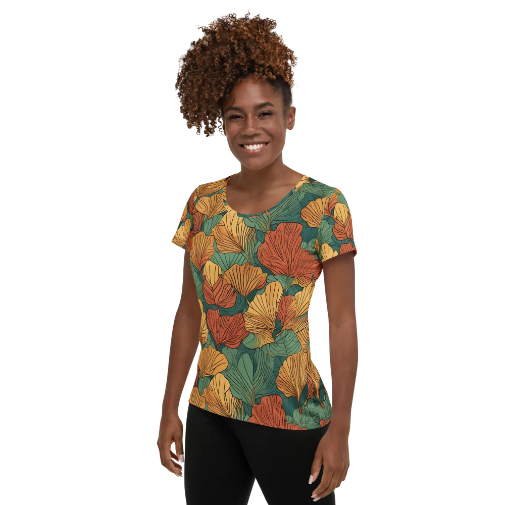 Ember Canopy on Women's Athletic T-Shirt — Left