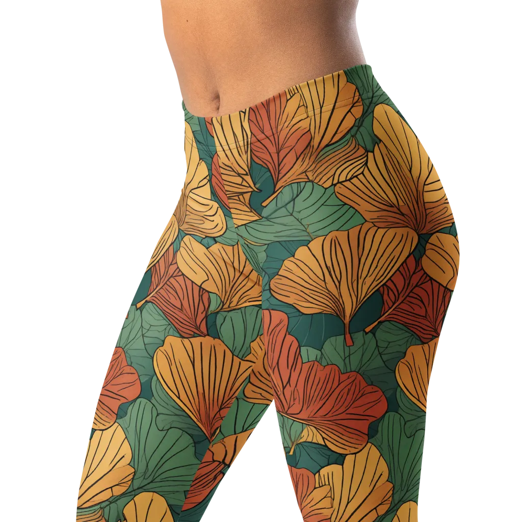 Ember Canopy on Leggings — Left Front