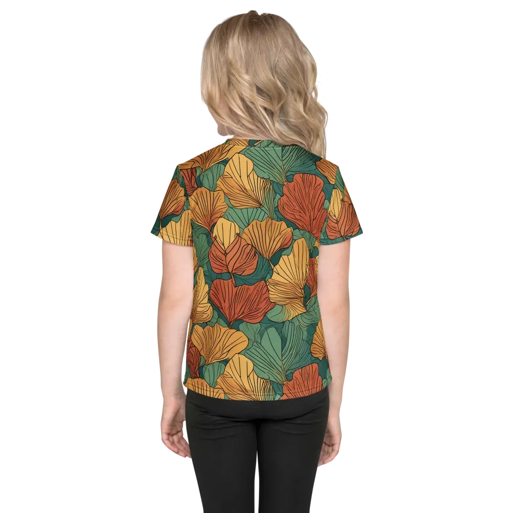 Ember Canopy on Kids Crew Neck T-Shirt — Back