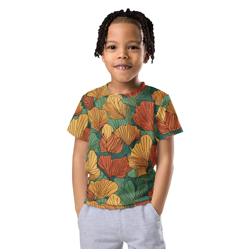 Ember Canopy on Kids Crew Neck T-Shirt — Front
