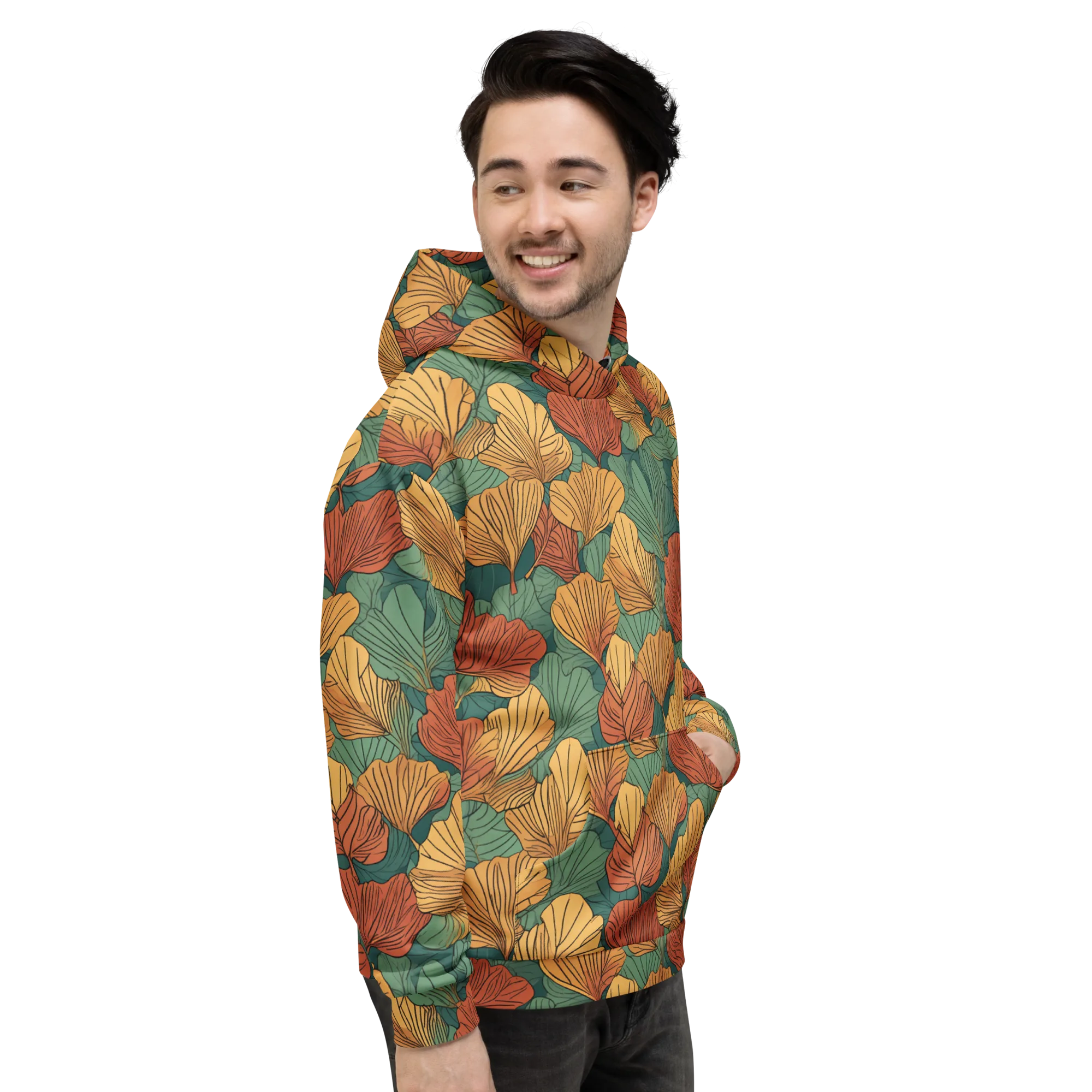 Ember Canopy on Hoodie — Right