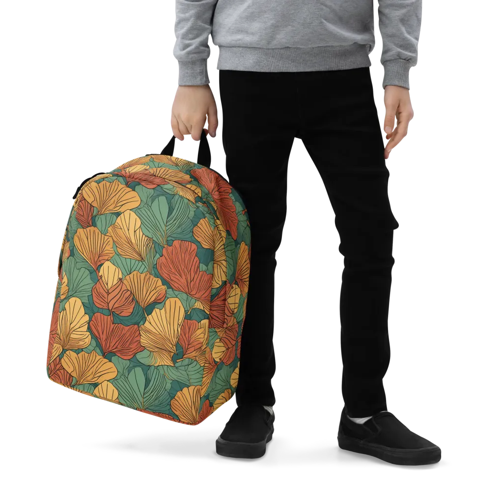 Ember Canopy on Minimalist Backpack — Zoomed-in