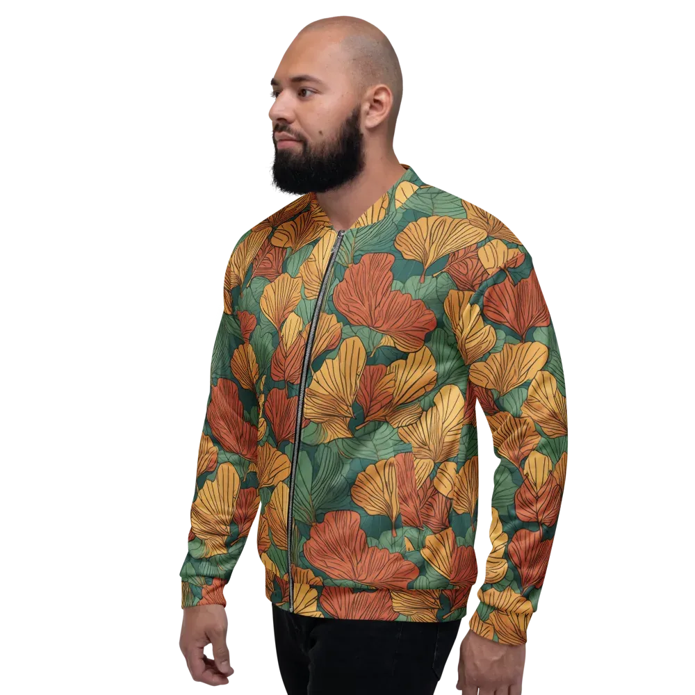 Ember Canopy on Bomber Jacket — Left