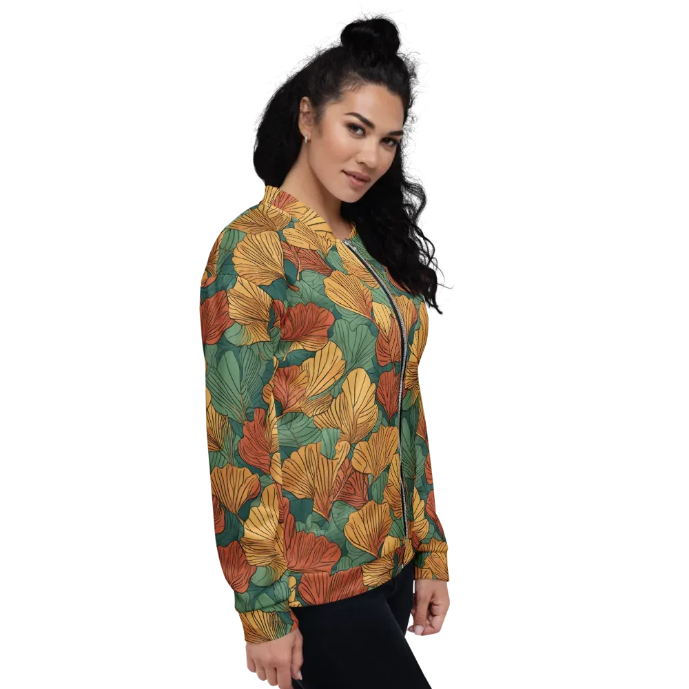 Ember Canopy on Bomber Jacket — Right