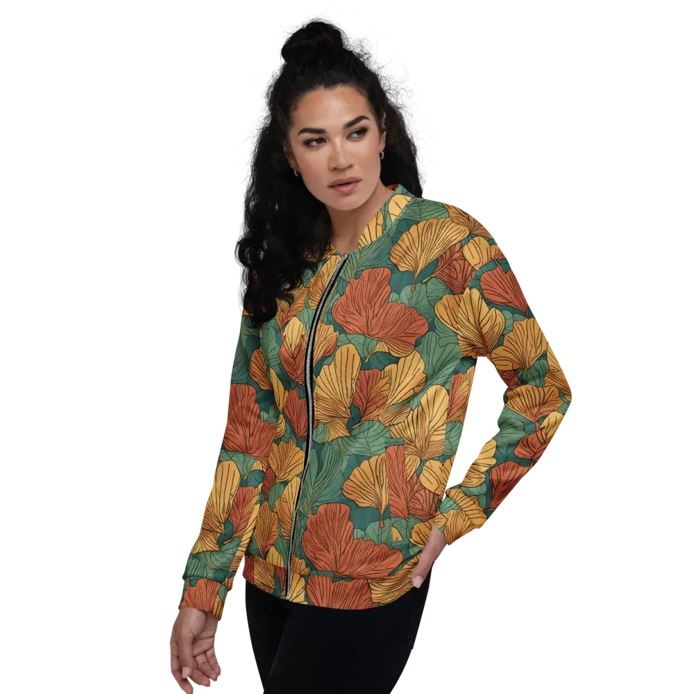 Ember Canopy on Bomber Jacket — Left