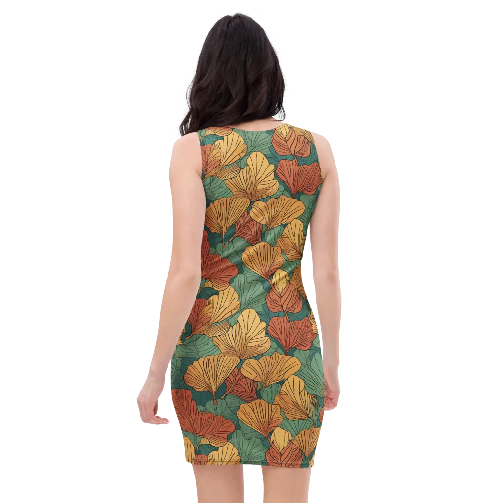 Ember Canopy on Bodycon Dress — Back