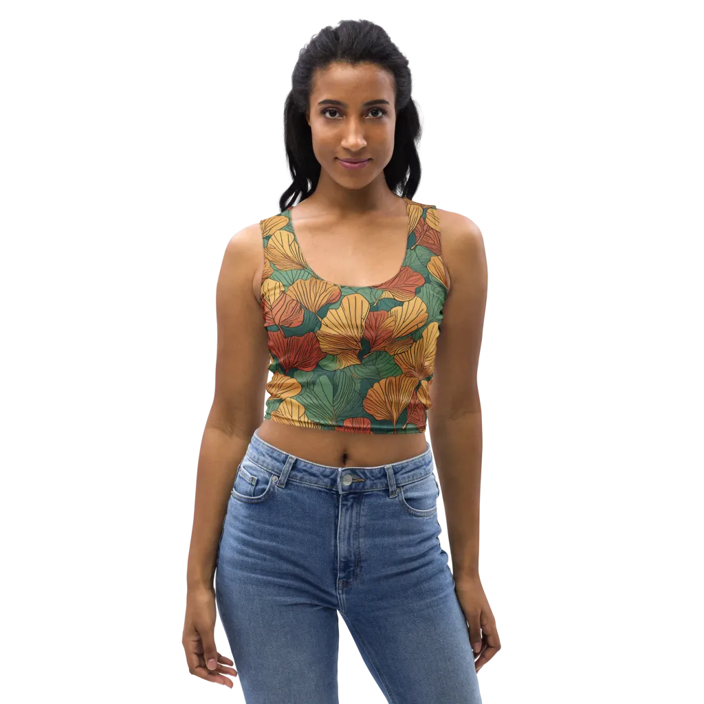 Ember Canopy on Crop Top — Front