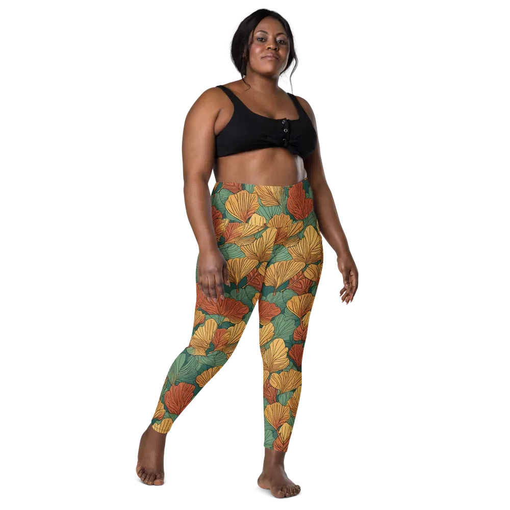 Ember Canopy on Leggings with Pockets — Front