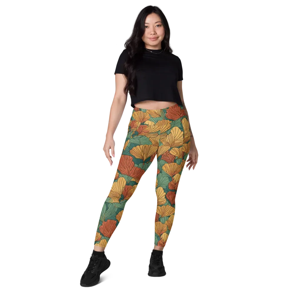 Ember Canopy on Leggings with Pockets — Front