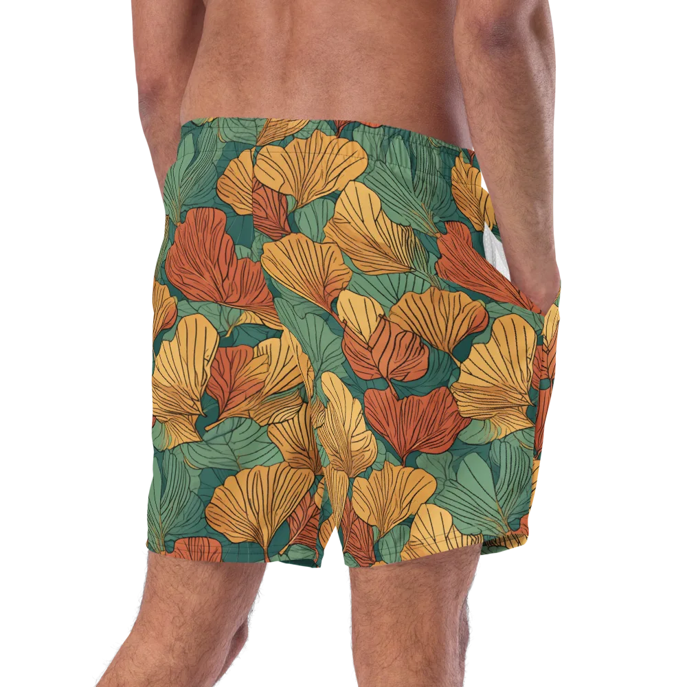 Ember Canopy on Swim Trunks — Right Back