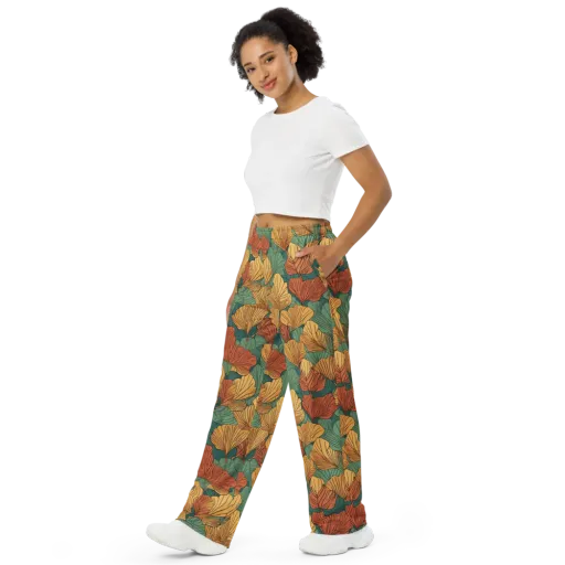 Ember Canopy on a Wide-Leg Pants