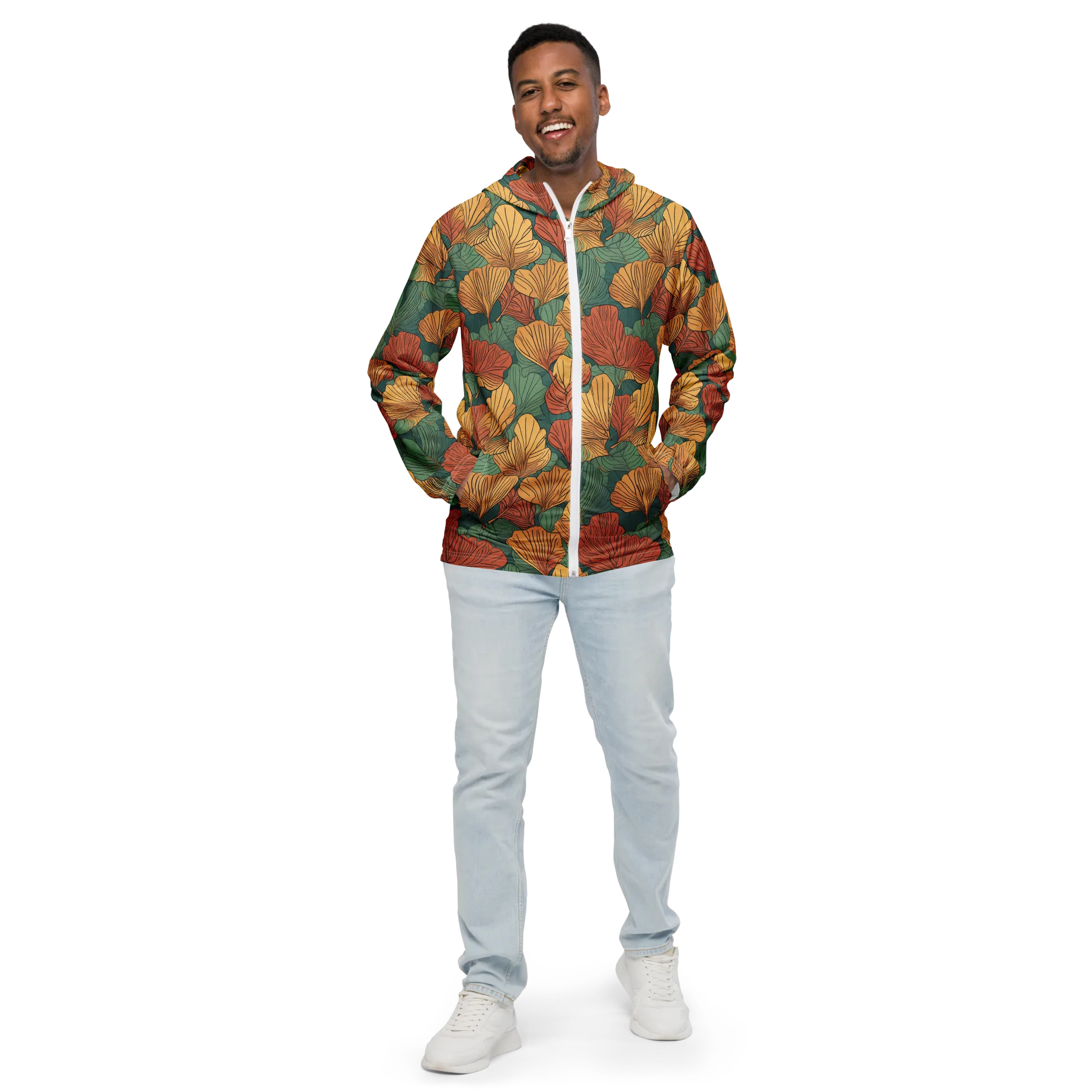 Ember Canopy on Men's Windbreaker — Front