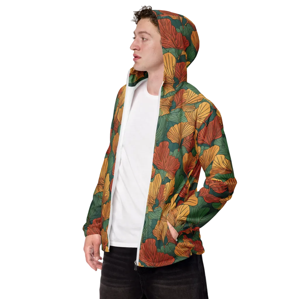 Ember Canopy on Men's Windbreaker — Left Front