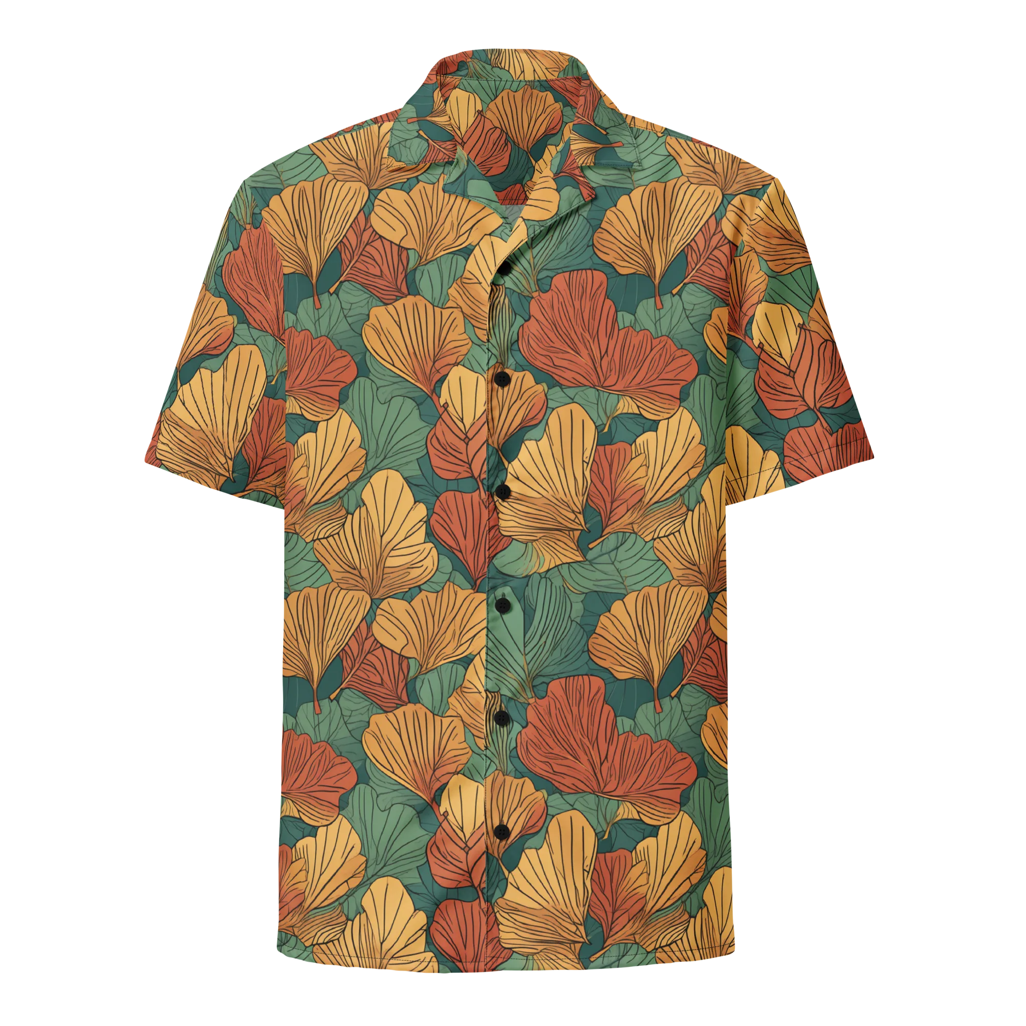 Ember Canopy on Button Shirt — Front