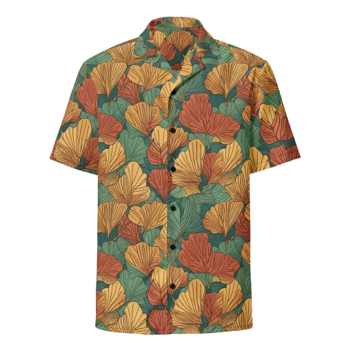 Ember Canopy on a Button Shirt