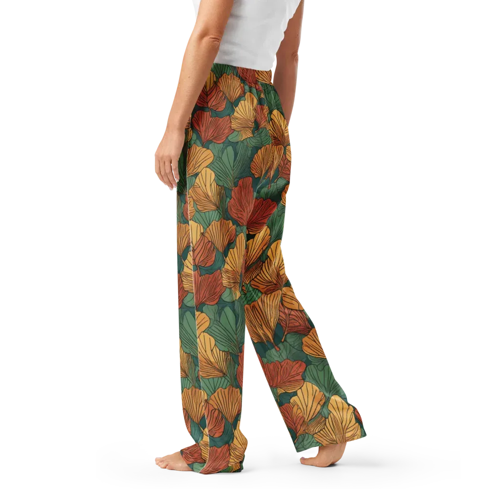 Ember Canopy on Women's Pajama Pants — Left
