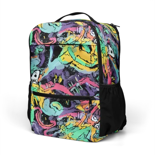 Candy Chaos on a Utility Backpack