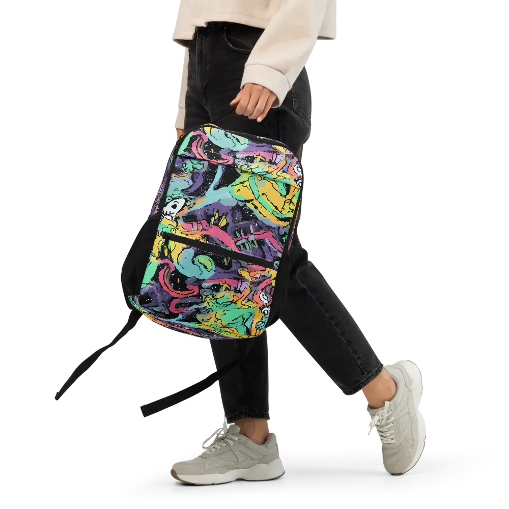 Candy Chaos on Utility Backpack — Front