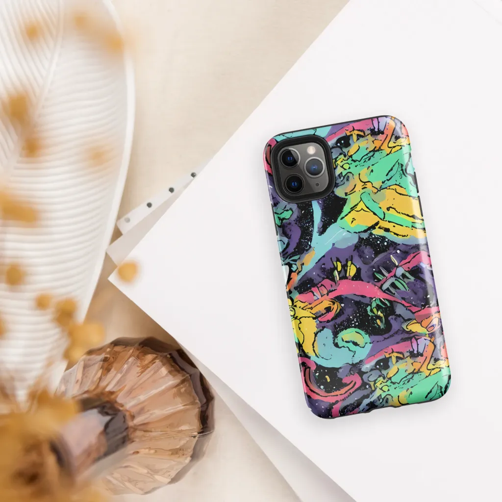 Candy Chaos on Tough Case for iPhone® — Front