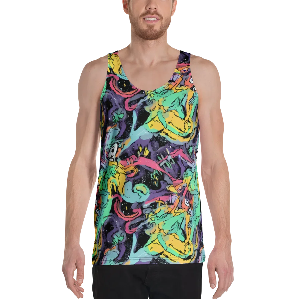 Candy Chaos on Men's Tank Top — Front