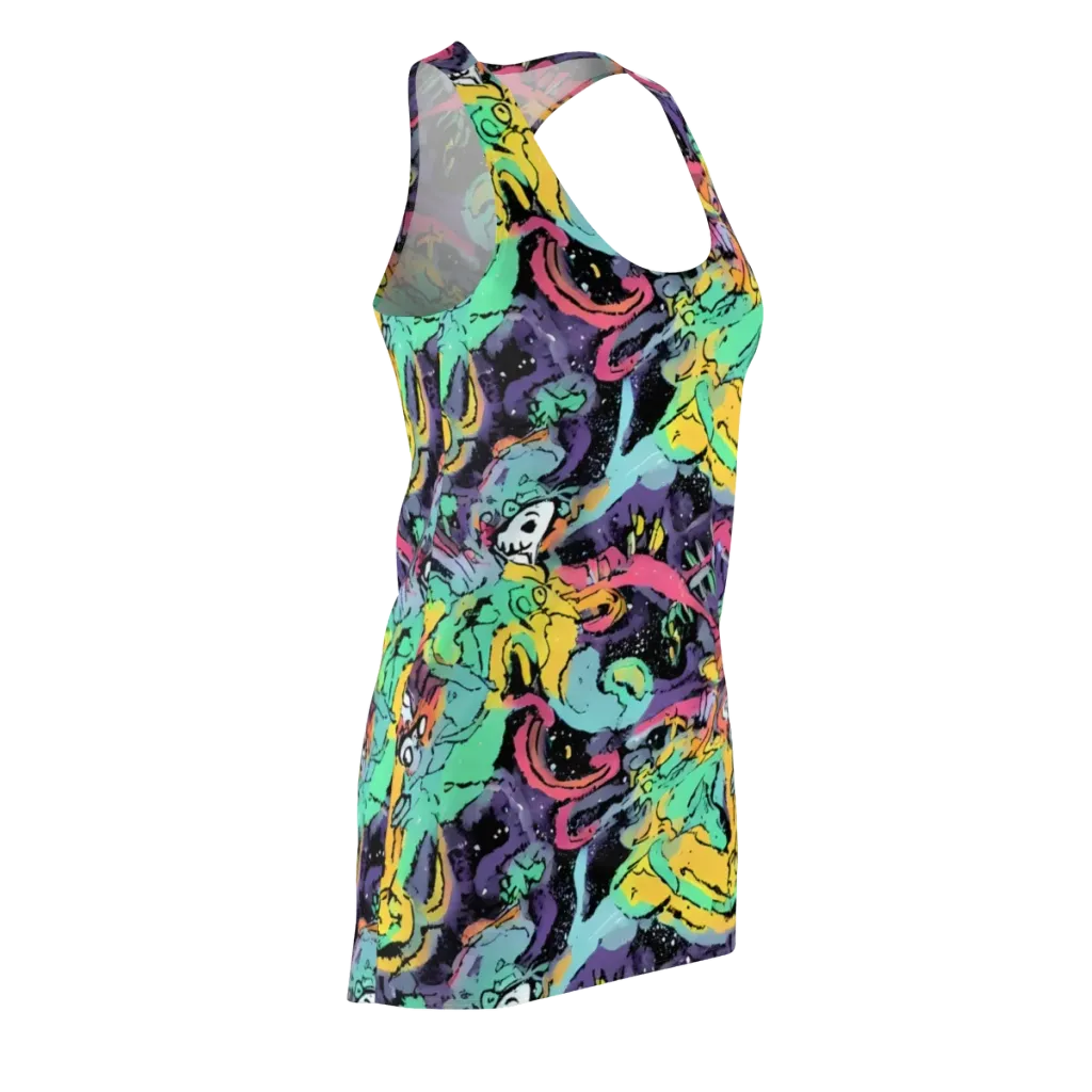 Candy Chaos on Racerback Dress — Front Side