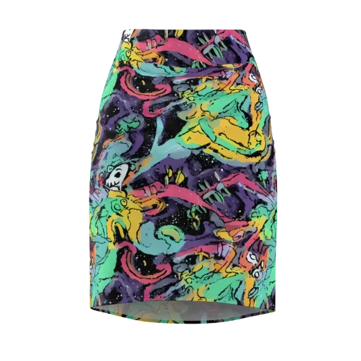 Candy Chaos on a Pencil Skirt