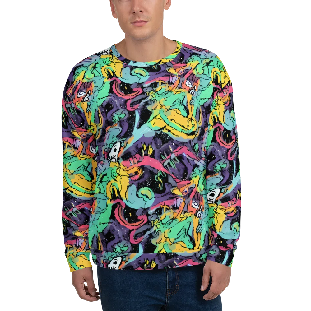 Candy Chaos on Sweatshirt — Front