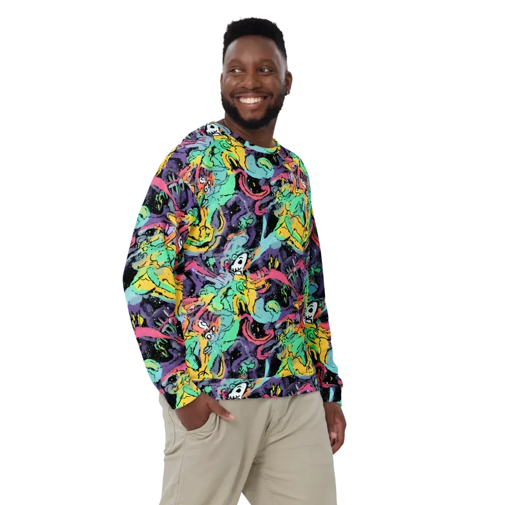 Candy Chaos on Sweatshirt — Front