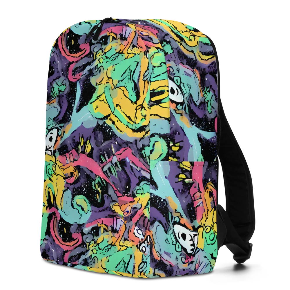 Candy Chaos on Minimalist Backpack — Left