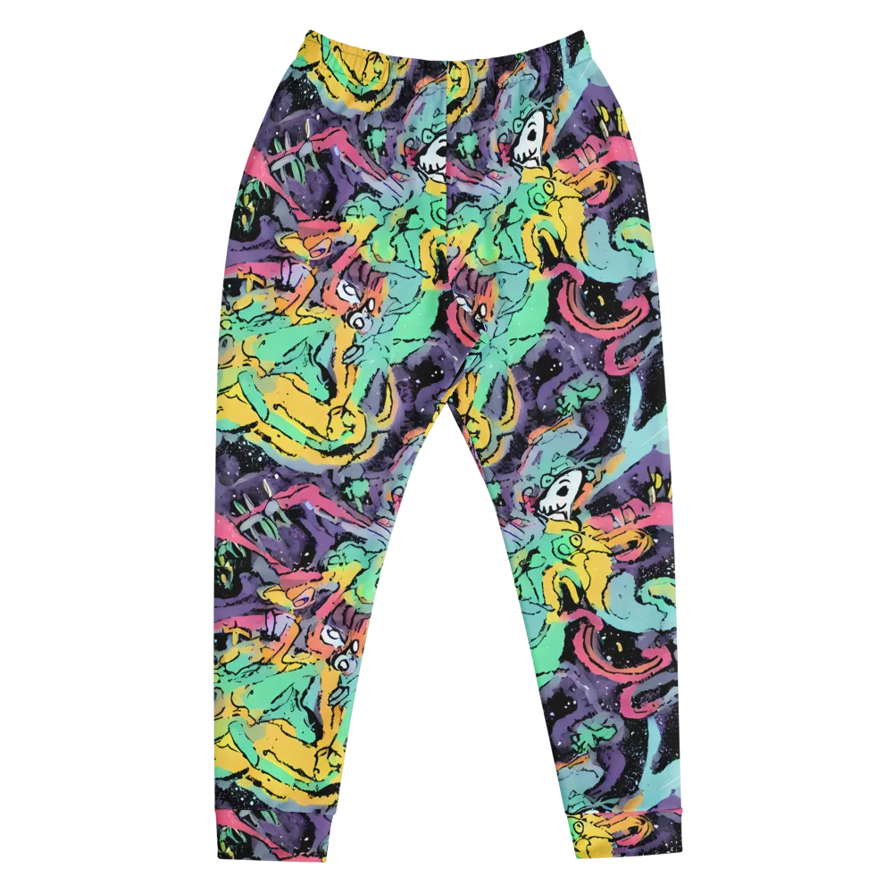 Candy Chaos on Men's Joggers — Front