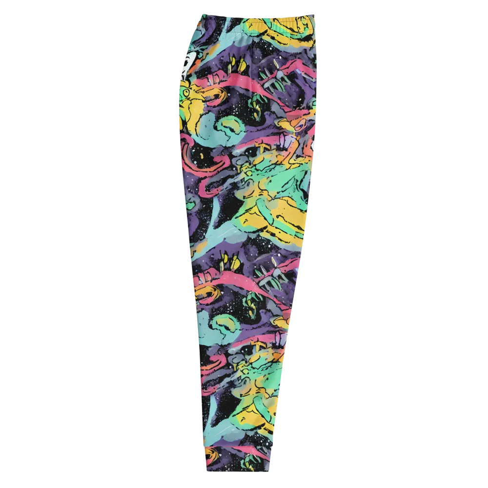 Candy Chaos on Men's Joggers — Right