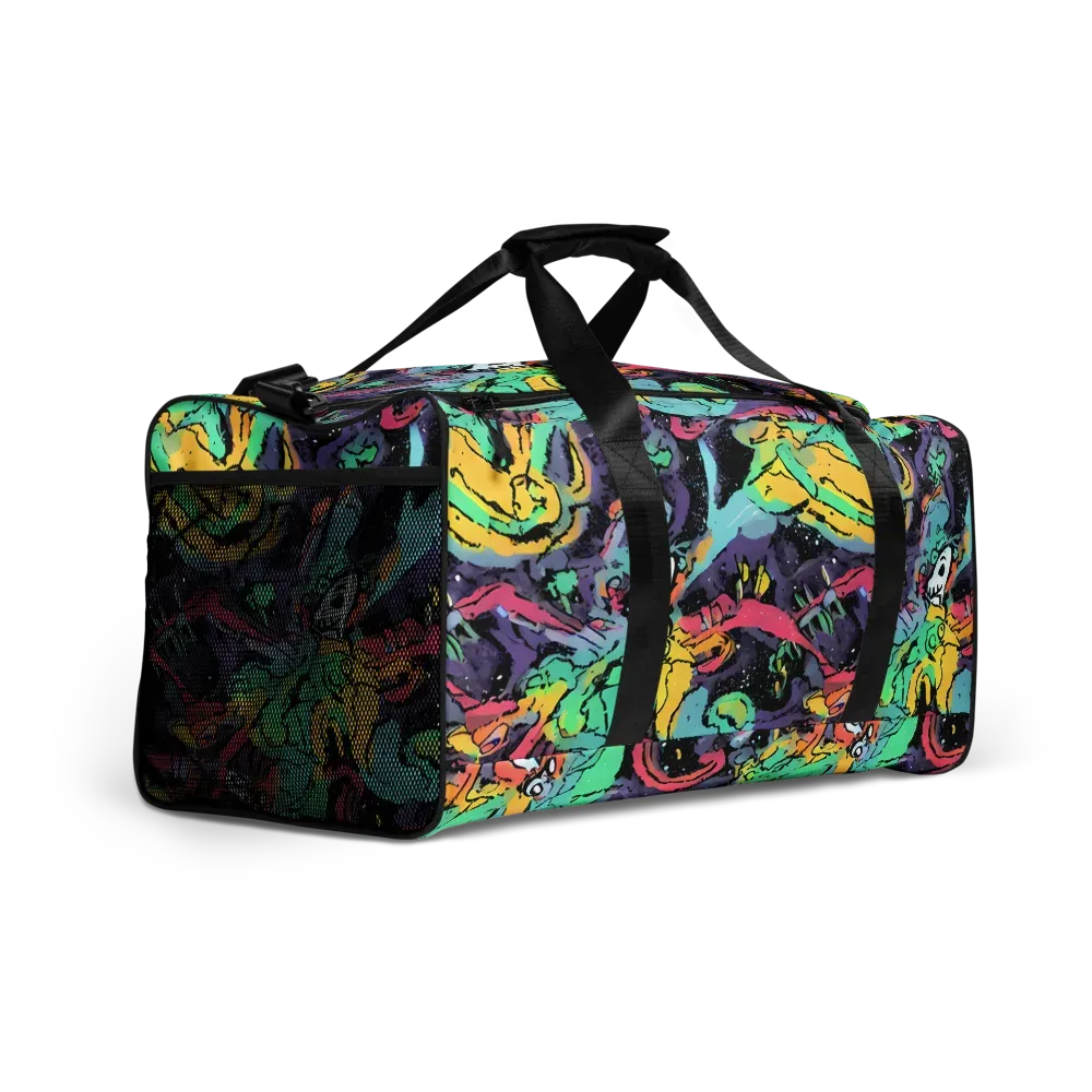 Candy Chaos on Duffle Bag — Right Front