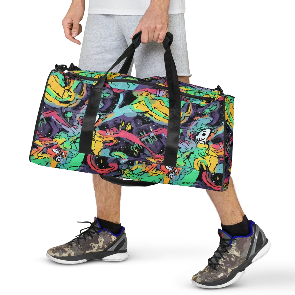 Candy Chaos on Duffle Bag — Front