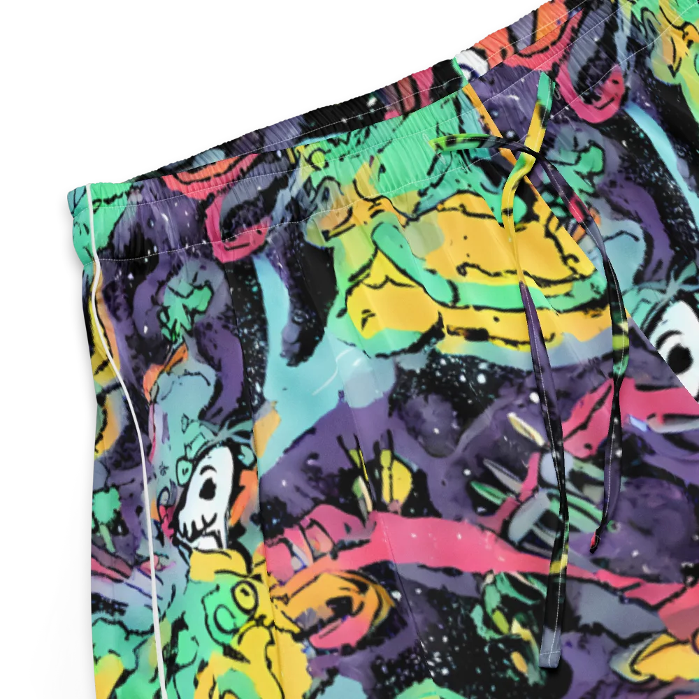 Candy Chaos on Women's Pajama Shorts — Product details