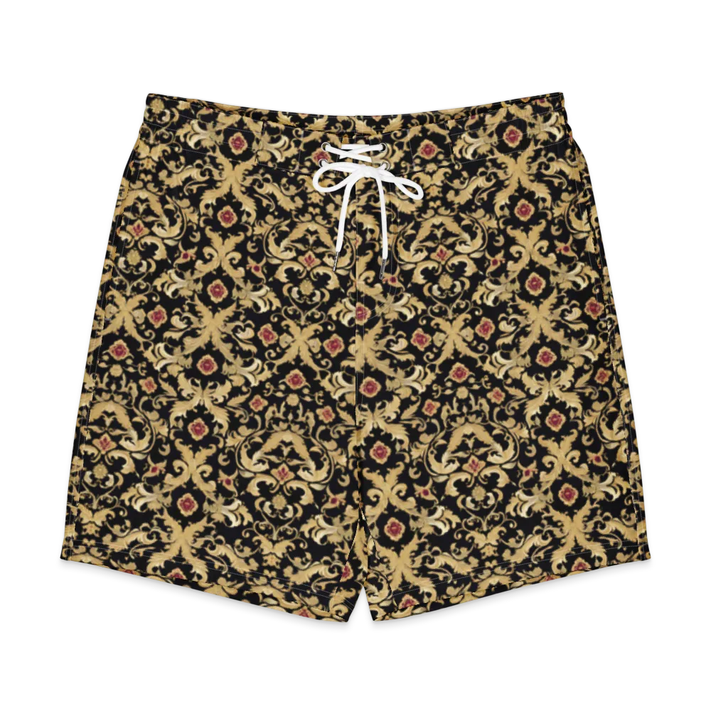 Noir Versailles on Men's Board Shorts — Front