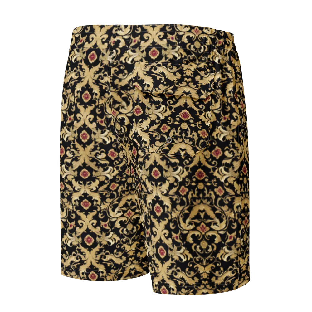 Noir Versailles on Men's Board Shorts — Back