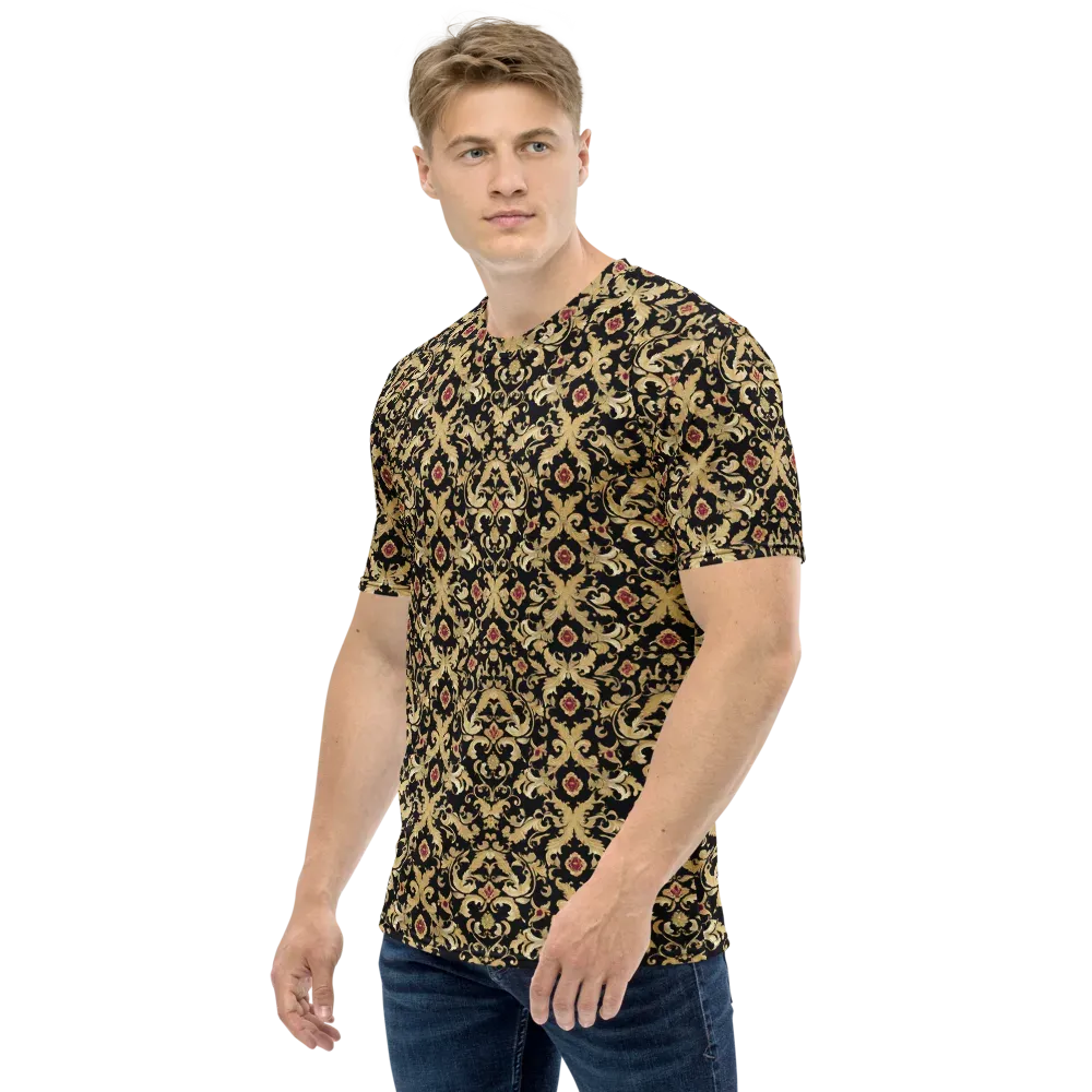 Noir Versailles on Men's Crew Neck T-Shirt — Left