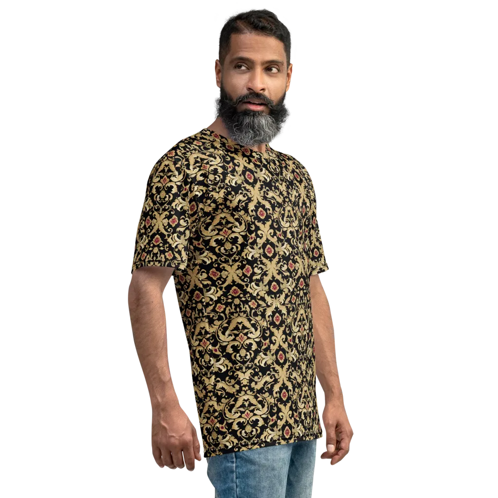 Noir Versailles on Men's Crew Neck T-Shirt — Right